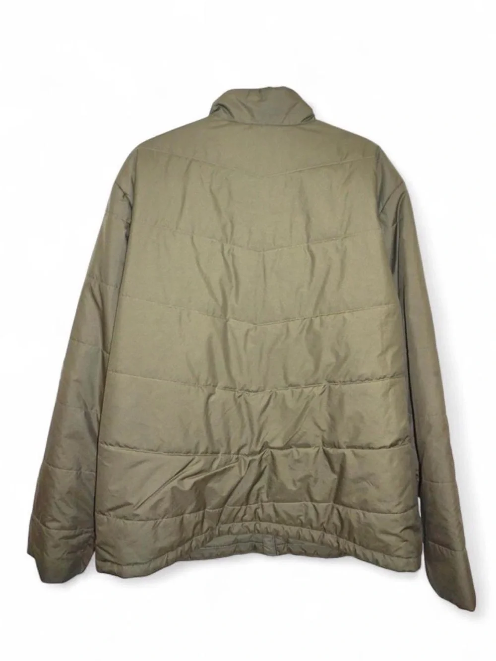 The North Face Men’s Olive Green Quilted Puffer Jacket